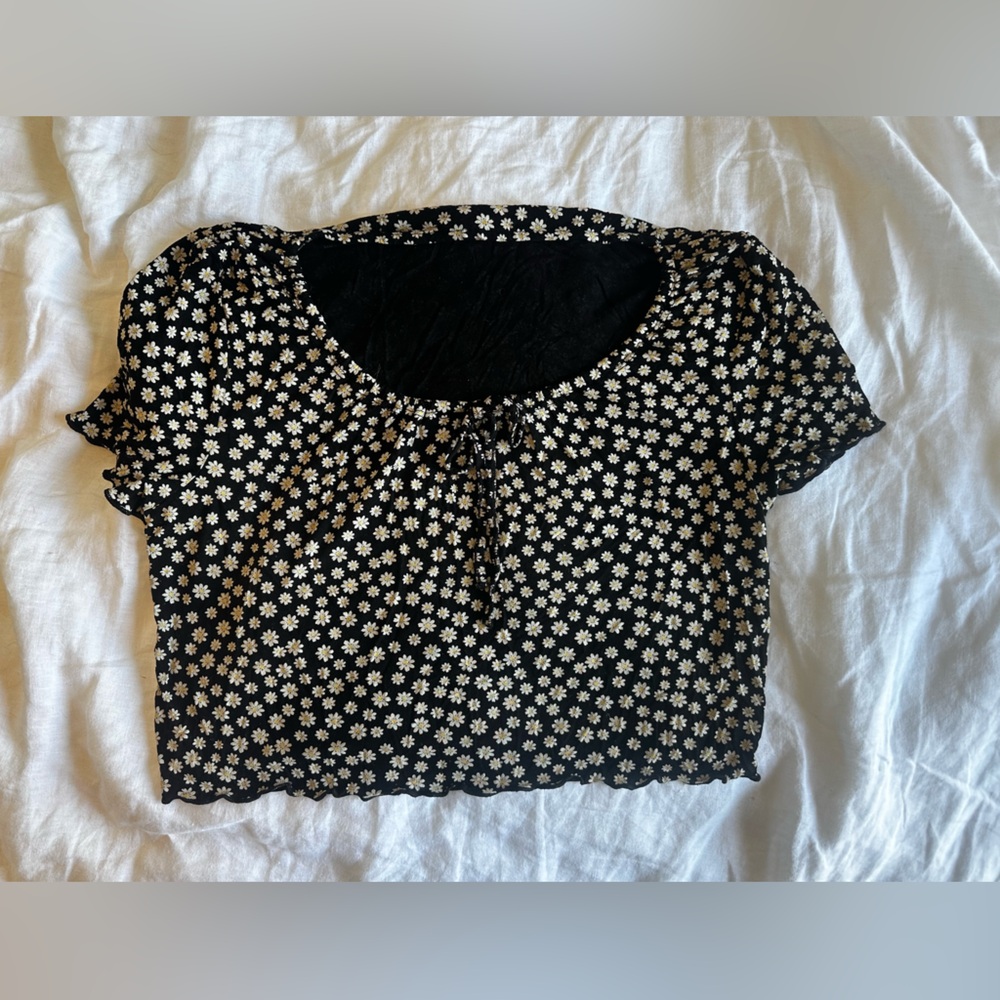 Topshop at Nordstrom Daisy crop top - size 14